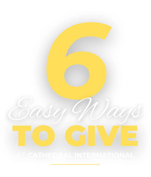 6 Easy Ways To Give